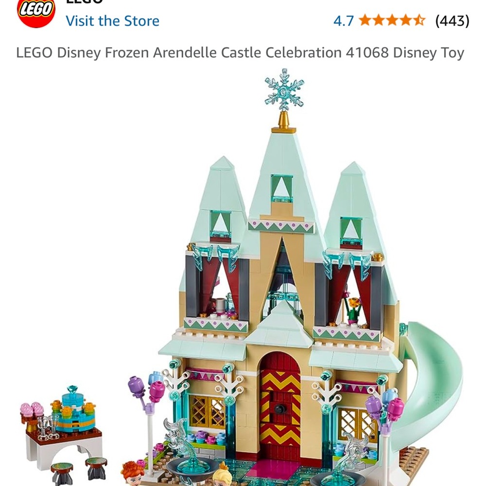 LEGO Disney Frozen Arendelle Castle Celebration Set